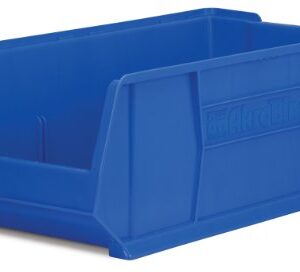 Akro-Mils 30293 Super-Size AkroBin Heavy Duty Stackable Storage Bin Plastic Container, (30-Inch L x 16-Inch W x 11-Inch H), Blue, (1-Pack)