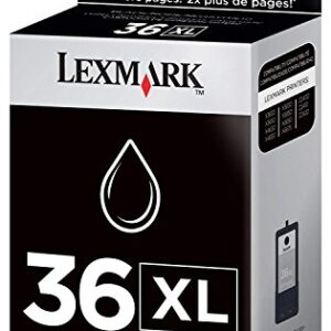 Lexmark 18C2170 36XL X3650 X4650 X5650 X6650 X6675 Z2420 Ink Cartridge (Black) in Retail Packaging