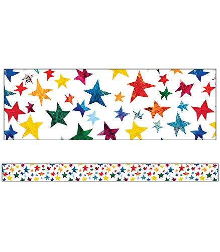 Carson Dellosa The World of Eric Carle Sparkling Stars Borders (108064)