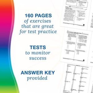 Spectrum Test Practice 7th Grade Workbooks All Subjects, Math, Language Arts, and Reading Comprehension Grade 7 Reproducible Book, Vocabulary, Writing, and Math Practice for Standardized Tests