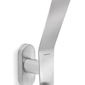 Blomus Justo Stainless Steel Wall Mount Hook Coat Hat Closet Entry Office Home Decor, Other, Multicolor