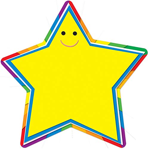 Carson Dellosa Star Cutouts, 36 Star Cutouts for Bulletin Board and Classroom Décor, Elementary Classroom Decor, Clasroom Cutouts, Star Cut-Outs, Cutouts for Classroom Bulletin Board Decorations