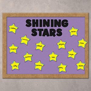 Carson Dellosa Star Cutouts, 36 Star Cutouts for Bulletin Board and Classroom Décor, Elementary Classroom Decor, Clasroom Cutouts, Star Cut-Outs, Cutouts for Classroom Bulletin Board Decorations