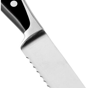 HENCKELS Forged Synergy Bread Knife, 8-inch, Black/Stainless Steel