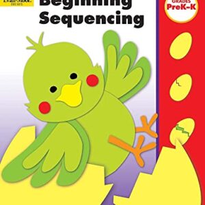 Learning Line: Beginning Sequencing, Prek - Kindergarten Workbook