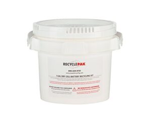 veolia supply-069 1 gal dry cell battery recycling pail