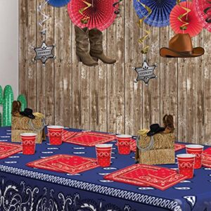 3-D Western Centerpiece Party Accessory (1 count) (1/Pkg)