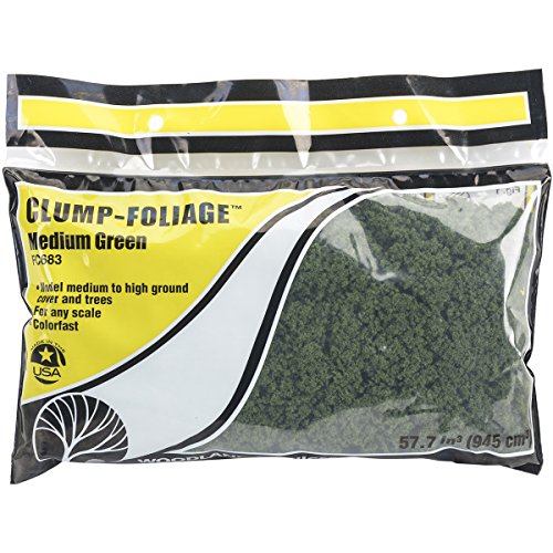 Clump Foliage 57.7 Cubic Inches-Medium Green