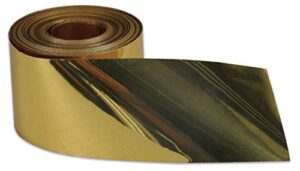 beistle (gold) gleam ‘n streamer metallized streamer, 2-inch by 200-feet