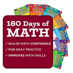 180 Days of Practice for Sixth Grade (Set of 3) 6th Grade Workbooks for Kids Ages 10-12, Includes 180 Days of Reading, 180 Days of Writing, 180 Days of Math