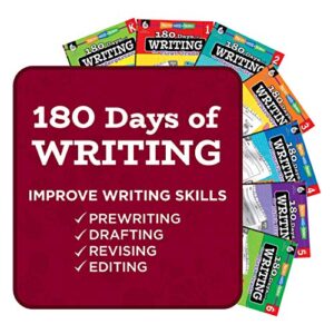 180 Days of Practice for Sixth Grade (Set of 3) 6th Grade Workbooks for Kids Ages 10-12, Includes 180 Days of Reading, 180 Days of Writing, 180 Days of Math