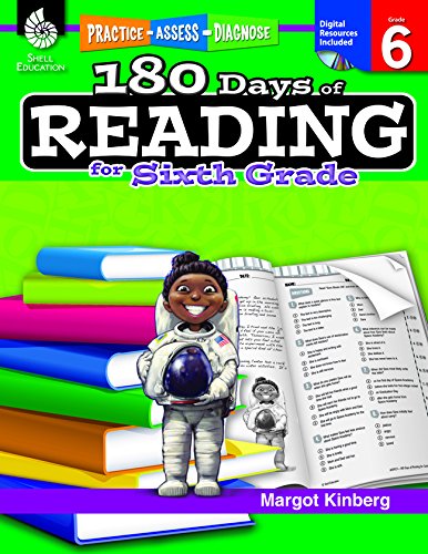 180 Days of Practice for Sixth Grade (Set of 3) 6th Grade Workbooks for Kids Ages 10-12, Includes 180 Days of Reading, 180 Days of Writing, 180 Days of Math