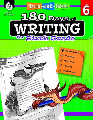 180 Days of Practice for Sixth Grade (Set of 3) 6th Grade Workbooks for Kids Ages 10-12, Includes 180 Days of Reading, 180 Days of Writing, 180 Days of Math