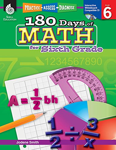 180 Days of Practice for Sixth Grade (Set of 3) 6th Grade Workbooks for Kids Ages 10-12, Includes 180 Days of Reading, 180 Days of Writing, 180 Days of Math