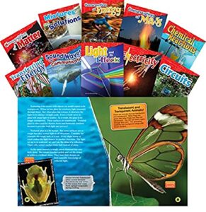 teacher created materials – science readers: content and literacy: let’s explore physical science – 10 book set – grades 4-5