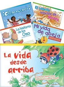 teacher created materials – classroom library collections: literary text readers (spanish) set 3 – 10 book set – grade 1 – guided reading level a – i