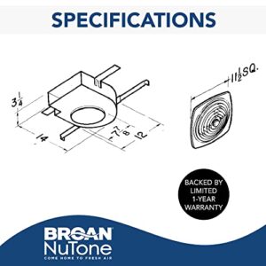 Broan-NuTone 503 Bath Fan, 8-Inch 160 CFM 5.0 Sones, White