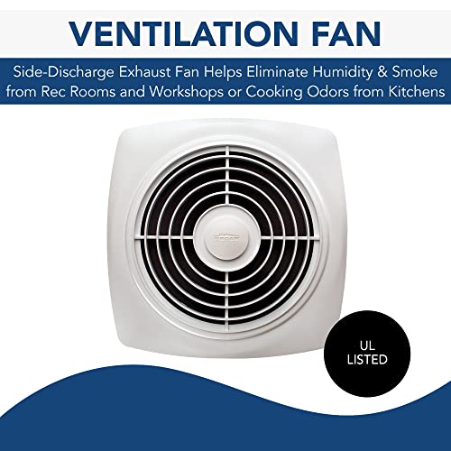 Broan-NuTone 503 Bath Fan, 8-Inch 160 CFM 5.0 Sones, White