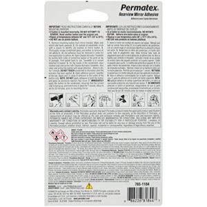 Permatex 81844 Professional Strength Rearview Mirror Adhesive