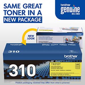 Brother Genuine TN310Y Color Laser Yellow Toner Cartridge