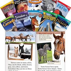 Teacher Created Materials - TIME for Kids Informational Text: Set 2 - 10 Book Set - Grade 2 - Guided Reading Level I - M