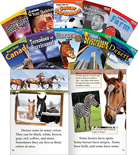 Teacher Created Materials - TIME for Kids Informational Text: Set 2 - 10 Book Set - Grade 2 - Guided Reading Level I - M