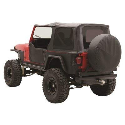 Smittybilt 9870215 Denim Black OEM Replacement Soft Top with Door Skins and Tinted Windows