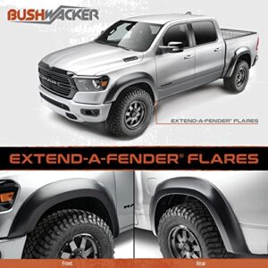 Bushwacker Extend-A-Fender Extended Front & Rear Fender Flares | 4-Piece Set, Black, Smooth Finish | 20928-02 | Fits 1999-2007 Ford F-250/F-350 Super Duty Styleside