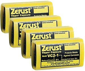 zerust 11327 anti-rust and corrosion vapor capsules, 4-pack
