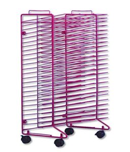 sax stack-a-rack drying rack, red, powder coated, 30 x 21 x 17 inches – 408117