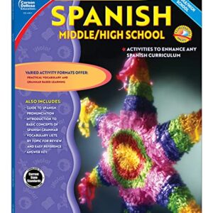 Skills for Success Spanish Workbook Grades 6-12 , Middle School and High School Vocabulary Building, Grammar Practice for Homeschool or Classroom (128 pgs)
