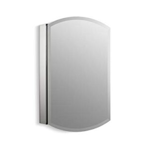 Archer® 20" W x 31" H Aluminum Single-Door Medicine cabinet, Beveled edges