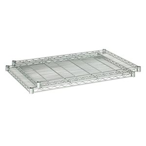 safco products 5290gr industrial wire shelving extra shelf pack 36″ w x 24″ d (starter and add-on units sold separately), (qty. 2), metallic gray