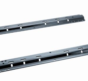 58058 Black Powder Coat 38 lbs. Fifth Wheel Mounting Rails with 10-Bolt Design