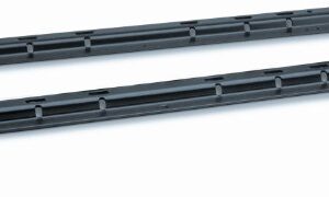 58058 Black Powder Coat 38 lbs. Fifth Wheel Mounting Rails with 10-Bolt Design