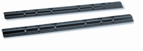 58058 Black Powder Coat 38 lbs. Fifth Wheel Mounting Rails with 10-Bolt Design