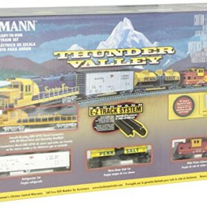 Bachmann Trains - Thunder Valley Ready To Run Electric Train Set - N Scale Multi ,Medium