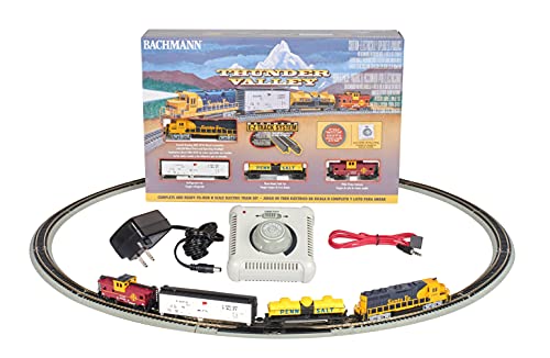 Bachmann Trains - Thunder Valley Ready To Run Electric Train Set - N Scale Multi ,Medium