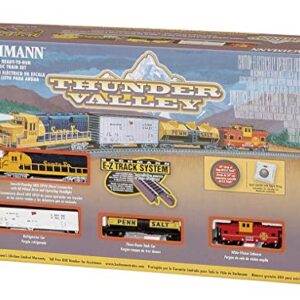 Bachmann Trains - Thunder Valley Ready To Run Electric Train Set - N Scale Multi ,Medium