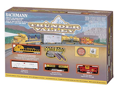 Bachmann Trains - Thunder Valley Ready To Run Electric Train Set - N Scale Multi ,Medium