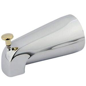 Kingston Brass K188A4 Made to Match Tub Spout, Polished Chrome/Polished Brass