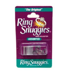 ring snuggies ring sizer or assorted sizes adjuster set of six per pack