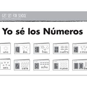 Learning Without Tears Spanish I Know My Numbers- Get Set for School Series, Pre-K, Math, Counting, Number Concepts, Recognition, Formation- Centers, Whole-Class, and Individual- for School or Home