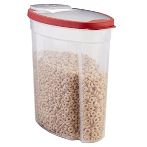 rubbermaid home cereal keeper clear/ red (1.5 gal) – 1783748