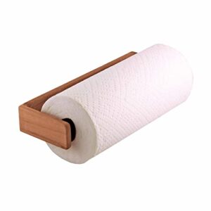 seateak wall mount paper towel holder | wooden wall paper towel holder | modern wall paper towel holder | 12.25″ l x 4.38″ w x 1.88″ h