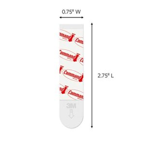 Command Medium Refill Adhesive Strips, Damage Free Hanging Wall Adhesive Strips for Medium Indoor Wall Hooks, No Tools Removable Adhesive Strips for Living Spaces, 9 White Command Strips