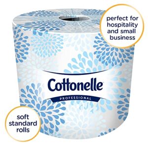 Cottonelle® Professional Standard Roll Bathroom Tissue (17713), 2-Ply, White, 60 Rolls / Case, 451 Sheets / Roll, 27,060 Sheets / Case