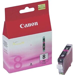 canon cli-8 ink cartridge, photo magenta – in retail packaging