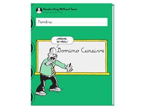 learning without tears domino cursiva (student edition, spanish)-grade 5, cursive, letters, words, sentence & paragraph practice- for school and home