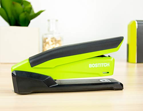 Bostitch InPower Spring-Powered Desktop Stapler, Green (1123)